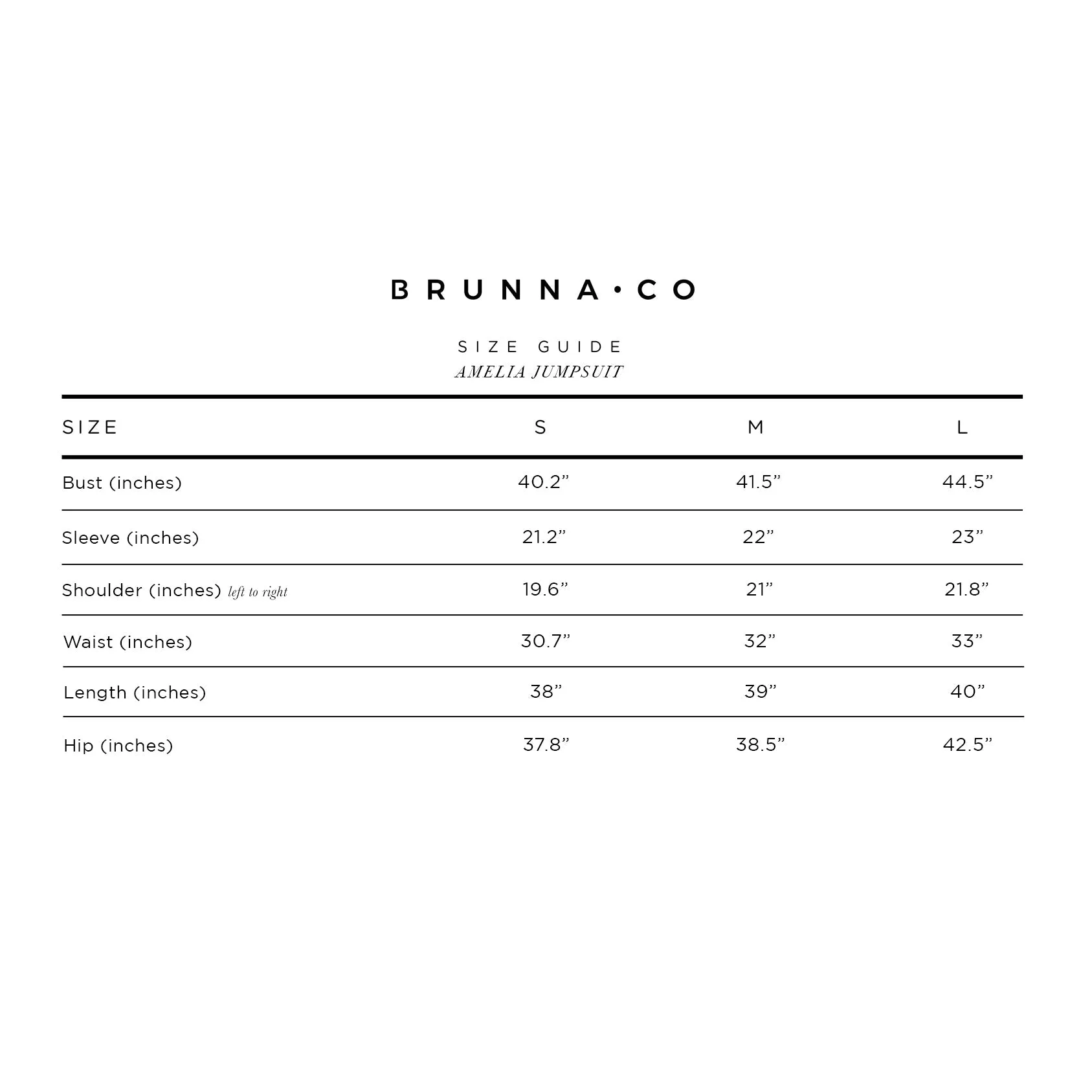 AMELIA Recycled Travel Jumpsuit in Black by BrunnaCo