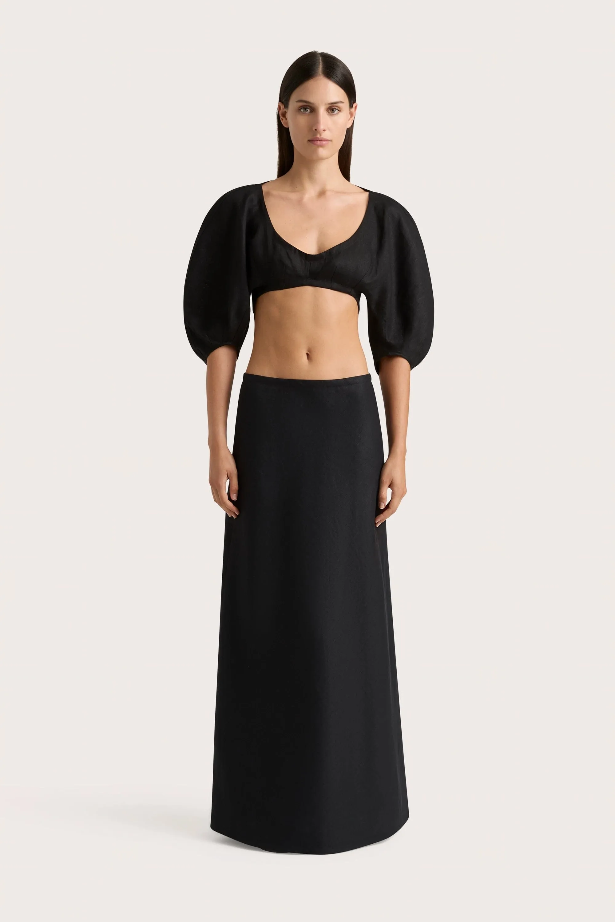 Antibes Maxi Skirt Black - Final Sale