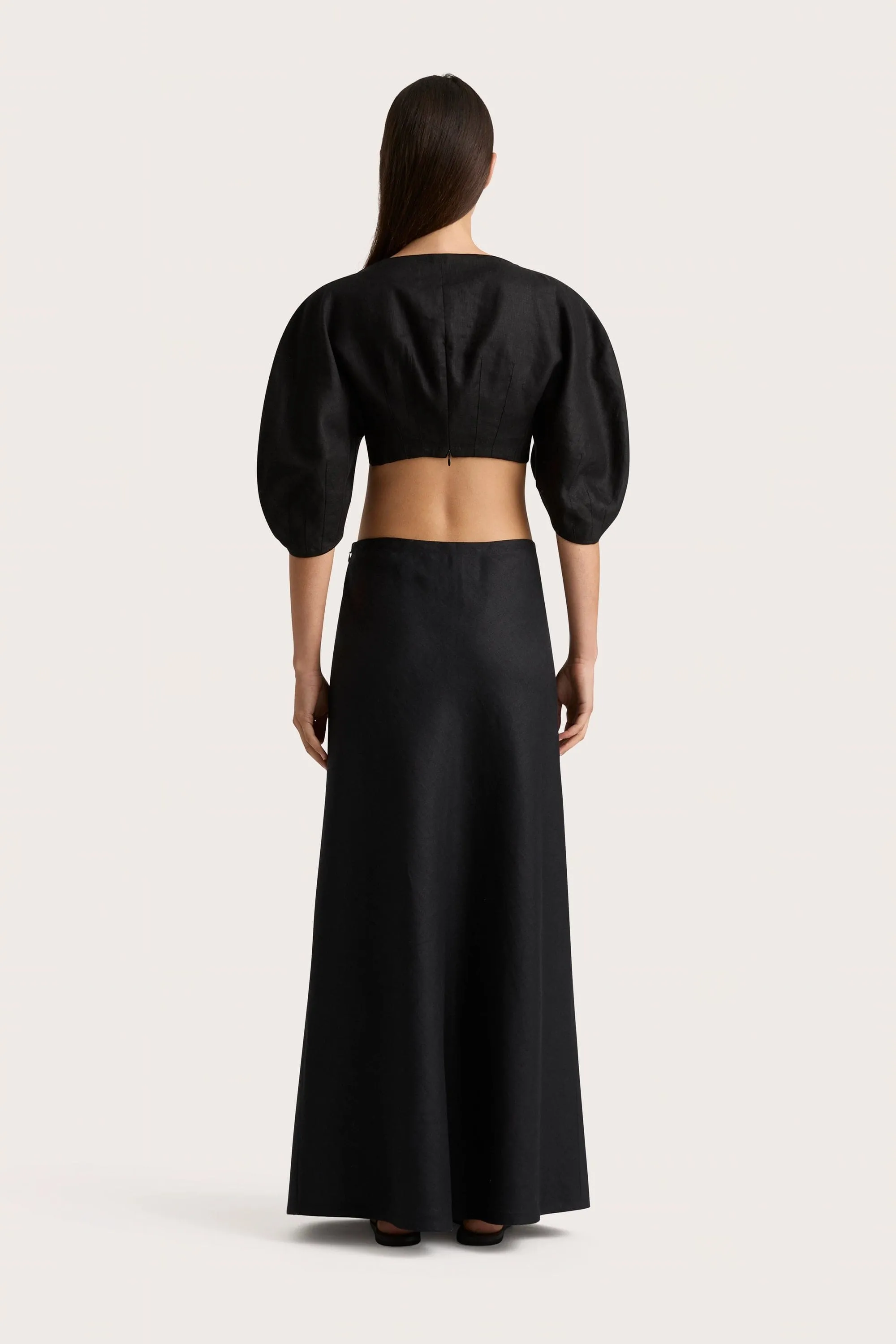 Antibes Maxi Skirt Black - Final Sale