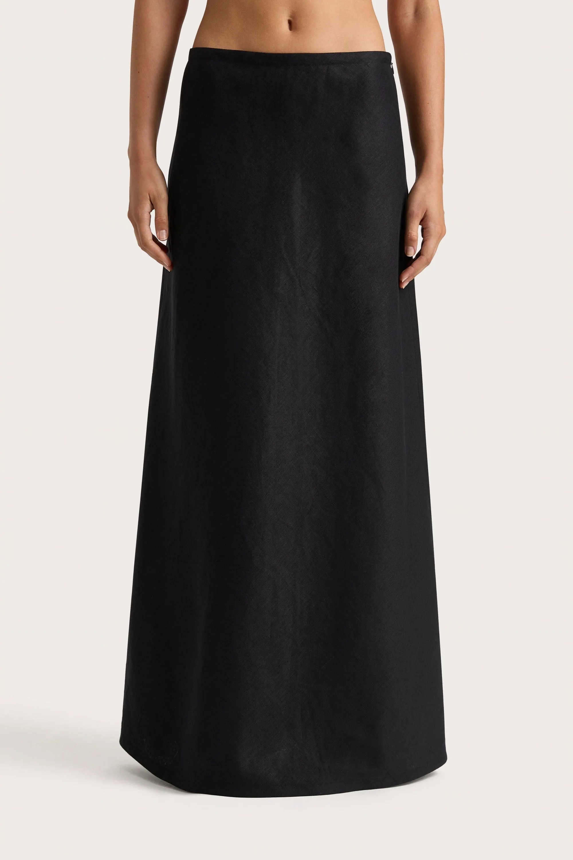 Antibes Maxi Skirt Black - Final Sale