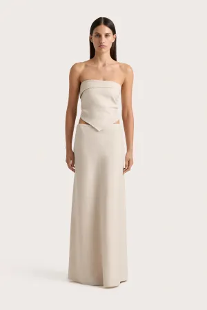 Antibes Maxi Skirt Sand - Final Sale