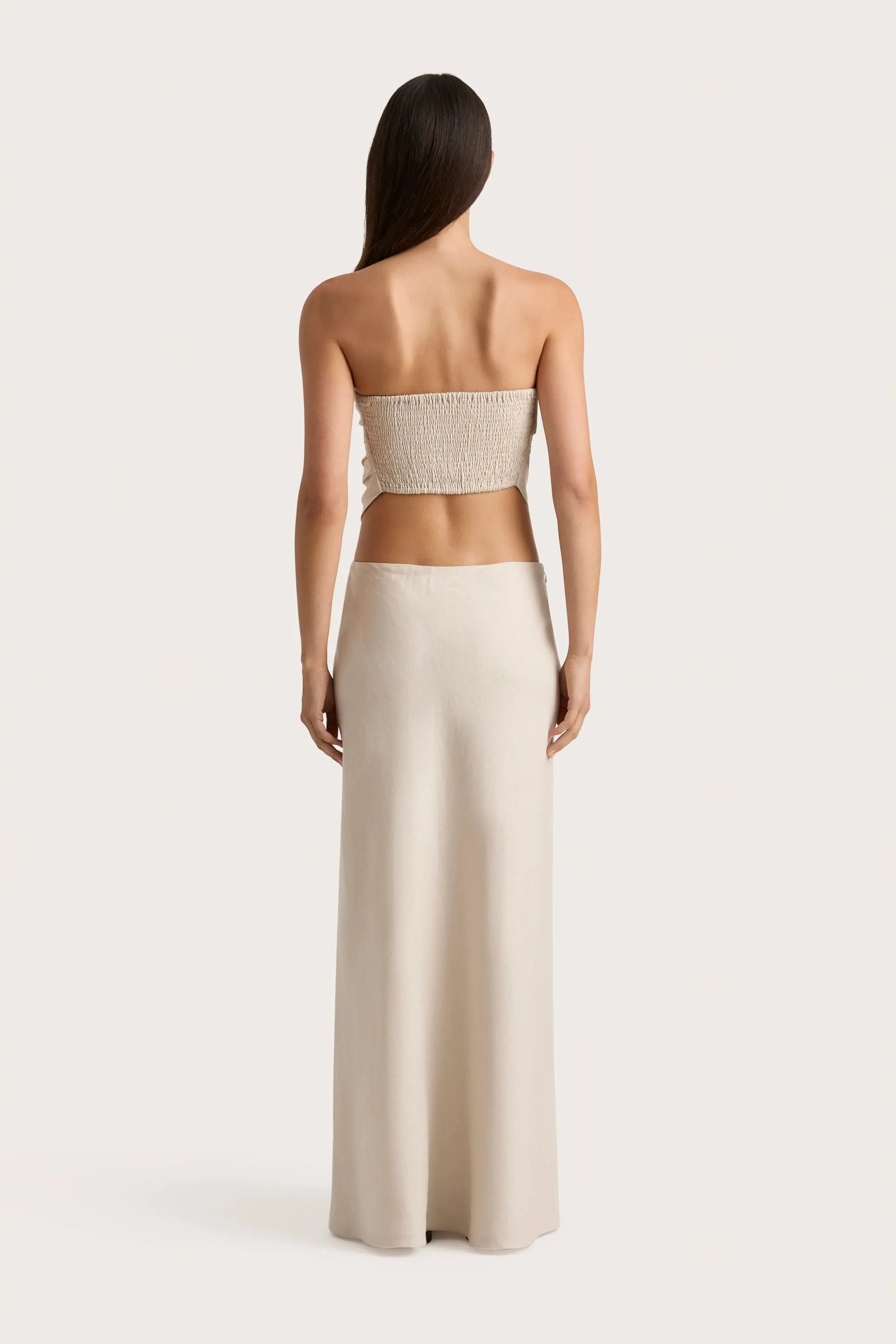 Antibes Maxi Skirt Sand - Final Sale