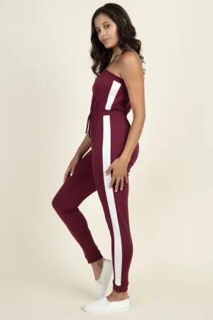 Burgundy Jumpsuit