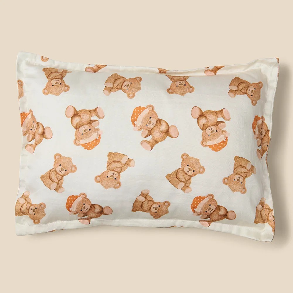 Fancy Fluff Organic Baby Pillow - Cuddle Bear