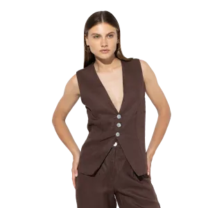 Fiona Linen Vest