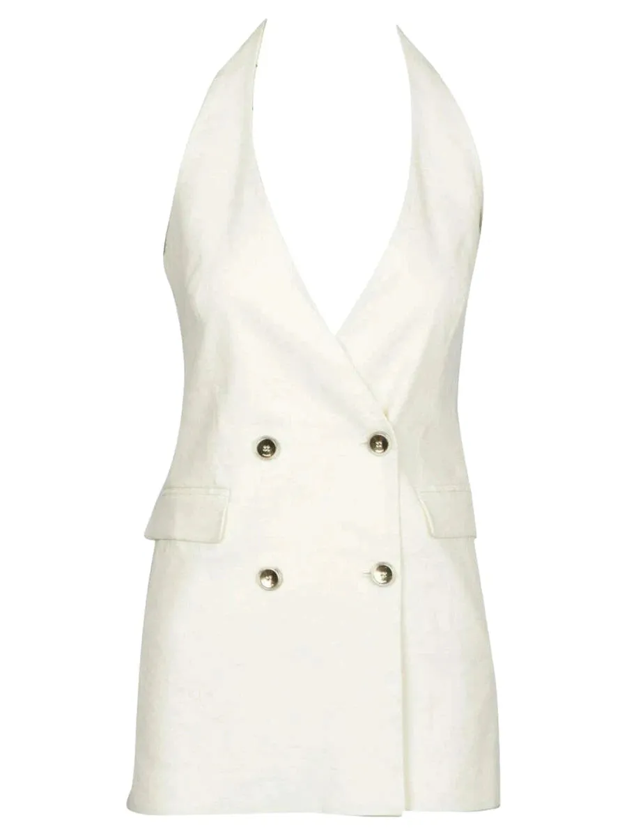 Gilet Giocondo in Lino