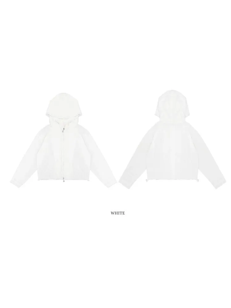 Insert Pocket Lace Zip Cardigan Jacket【s0000008664】