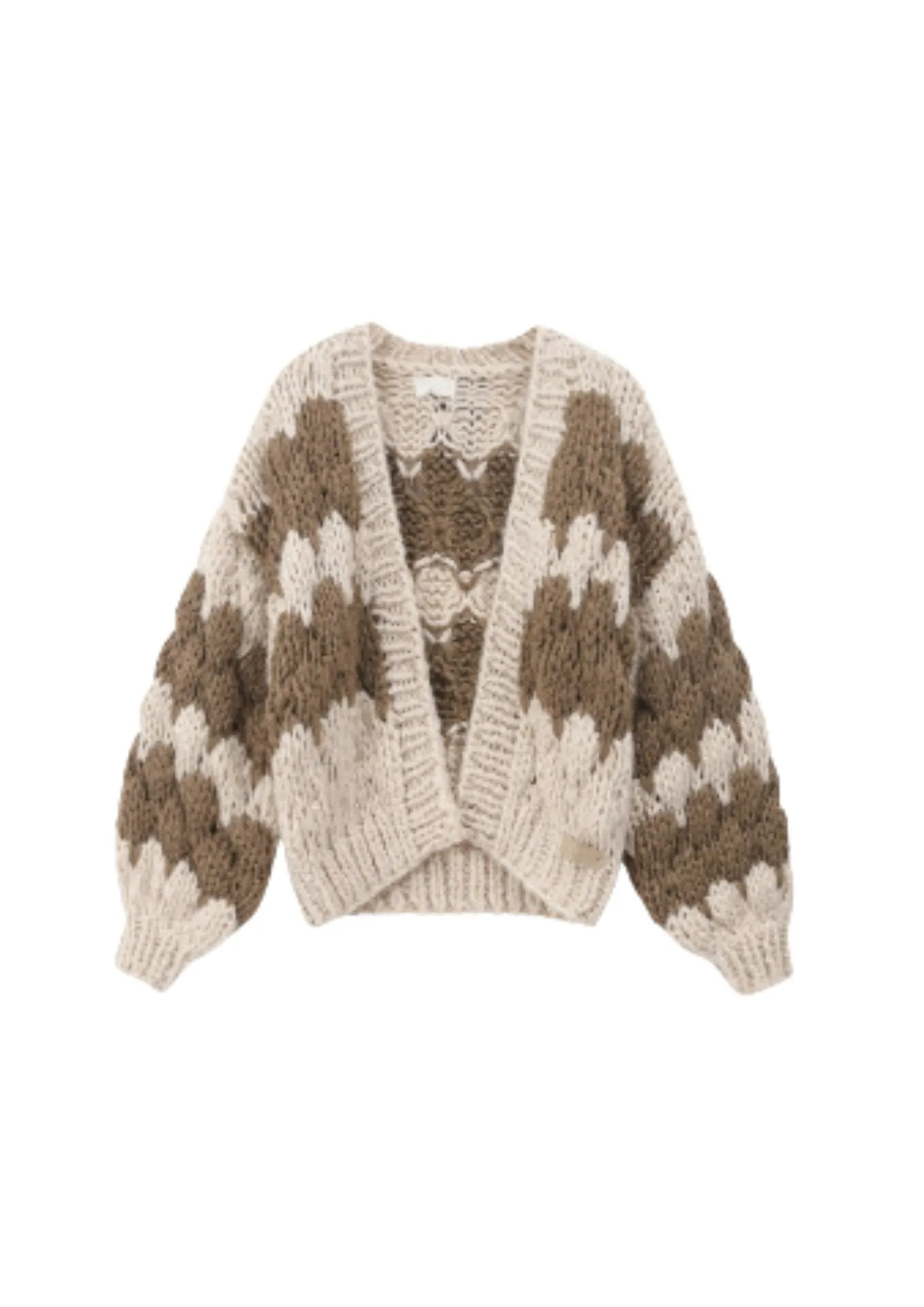 Latte Hugs and Kisses Cardigan