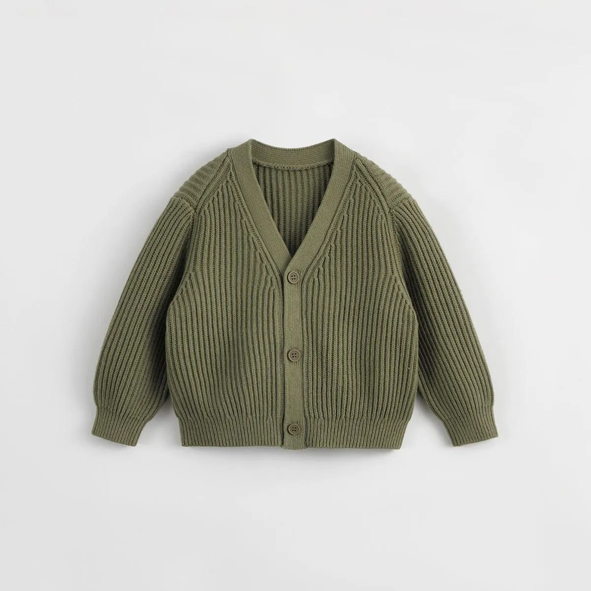 MARC & JANIE Boys Girls Loose V-neck Cardigan 231935