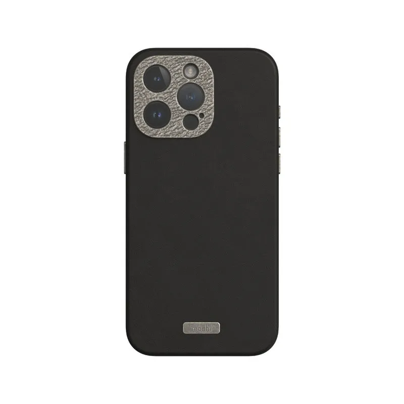 MOSHI Napa iPhone 15 Pro Max 2023 Case - MagSafe Compatible - Black