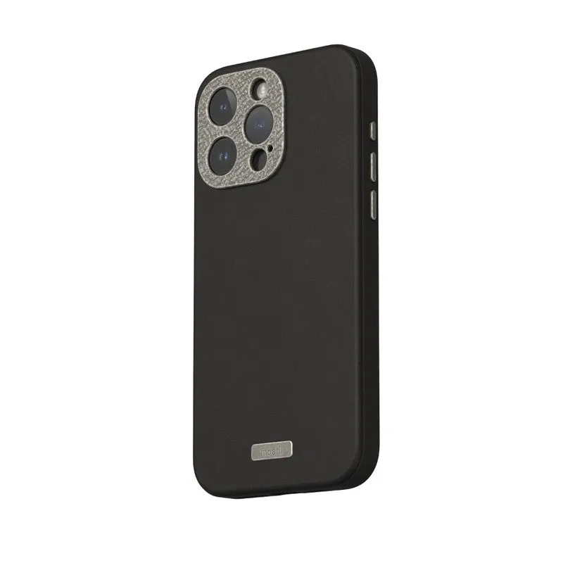 MOSHI Napa iPhone 15 Pro Max 2023 Case - MagSafe Compatible - Black