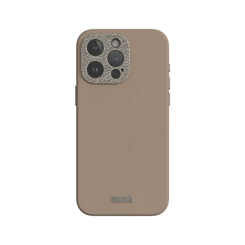 MOSHI Napa iPhone 15 Pro Max 2023 Case - MagSafe Compatible - Brown
