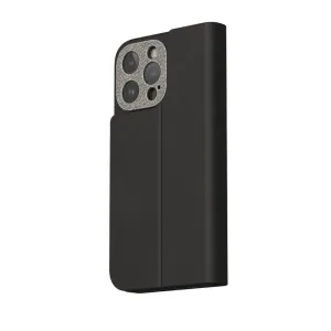 MOSHI Overture  iPhone 15 Pro Max 2023 Folio Case - Magsafe Compatible - Black