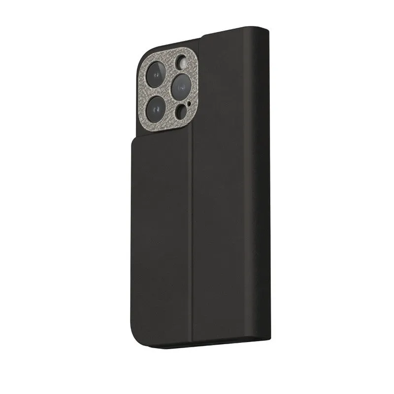MOSHI Overture  iPhone 15 Pro Max 2023 Folio Case - Magsafe Compatible - Black
