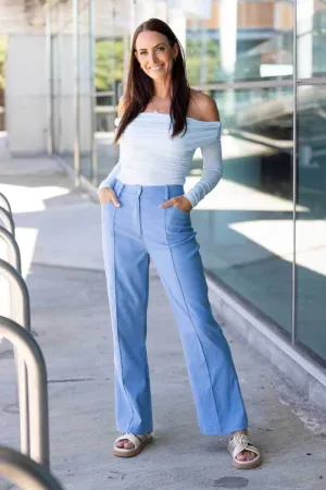 Navagio Trousers Denim Blue