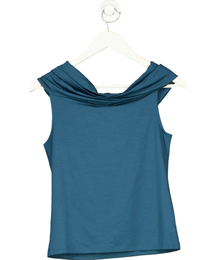 Ramsos Blue Cool Tencel Top UK M