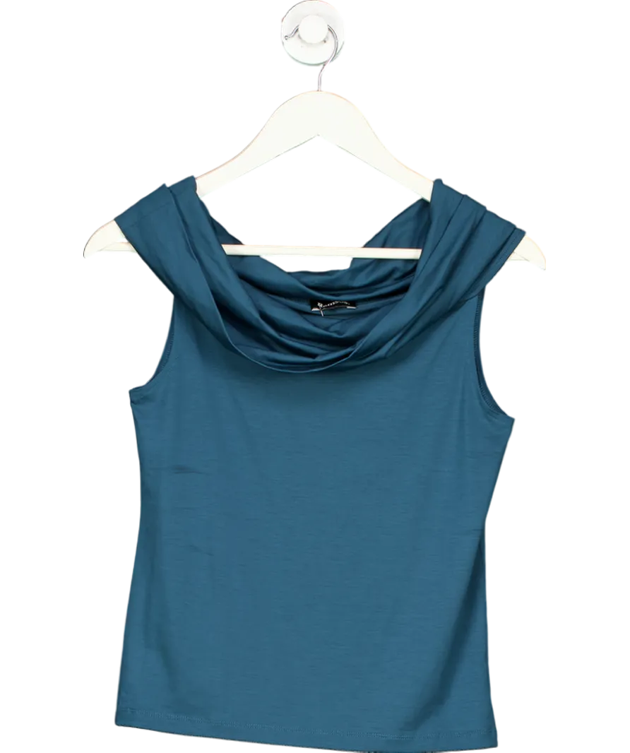 Ramsos Blue Cool Tencel Top UK M