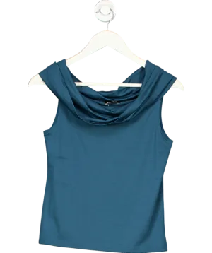 Ramsos Blue Cool Tencel Top UK M