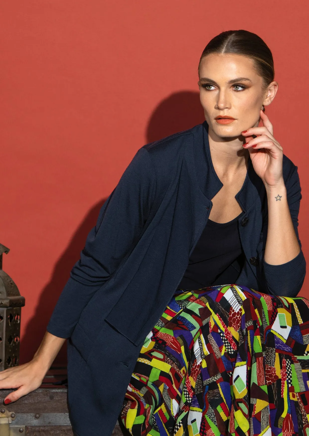 Saadi Skirt - Multi Art