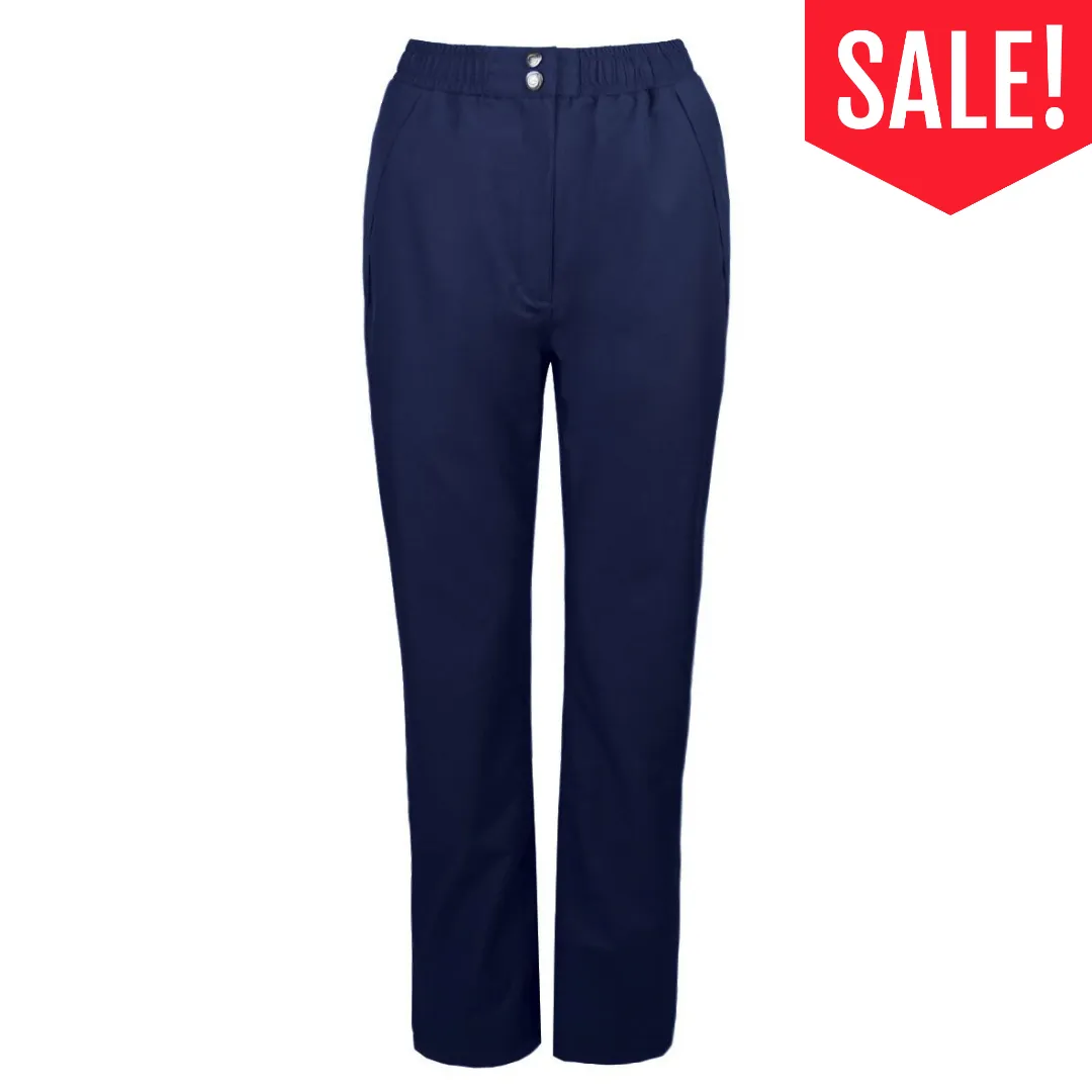 Sunderland MONTANA  Ladies Lightweight Waterproof Golf Trousers Navy