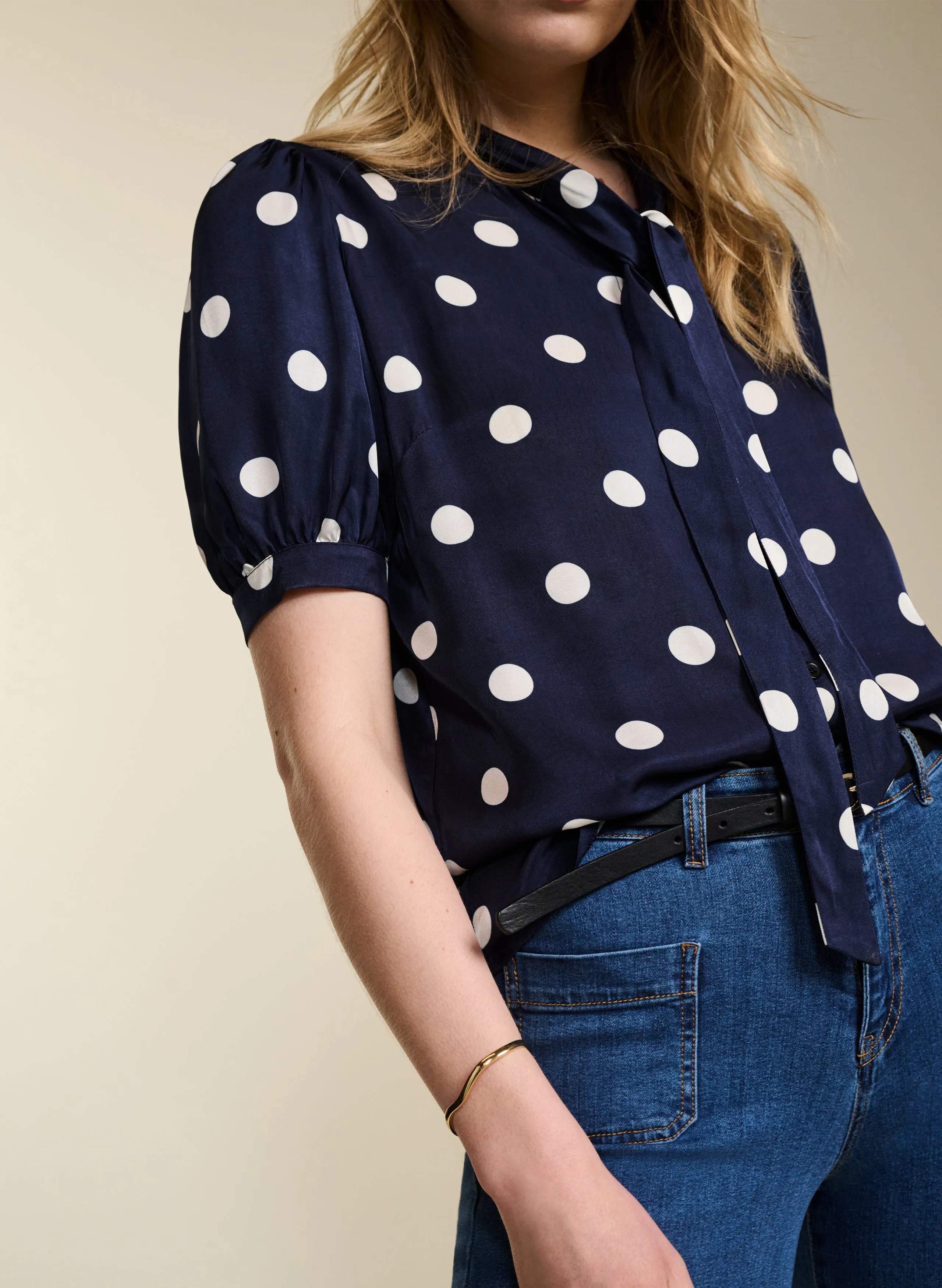 Violette Satin Blouse