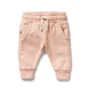 Wilson and Frenchy Organic Terry Sweat Pant - Blush Pink